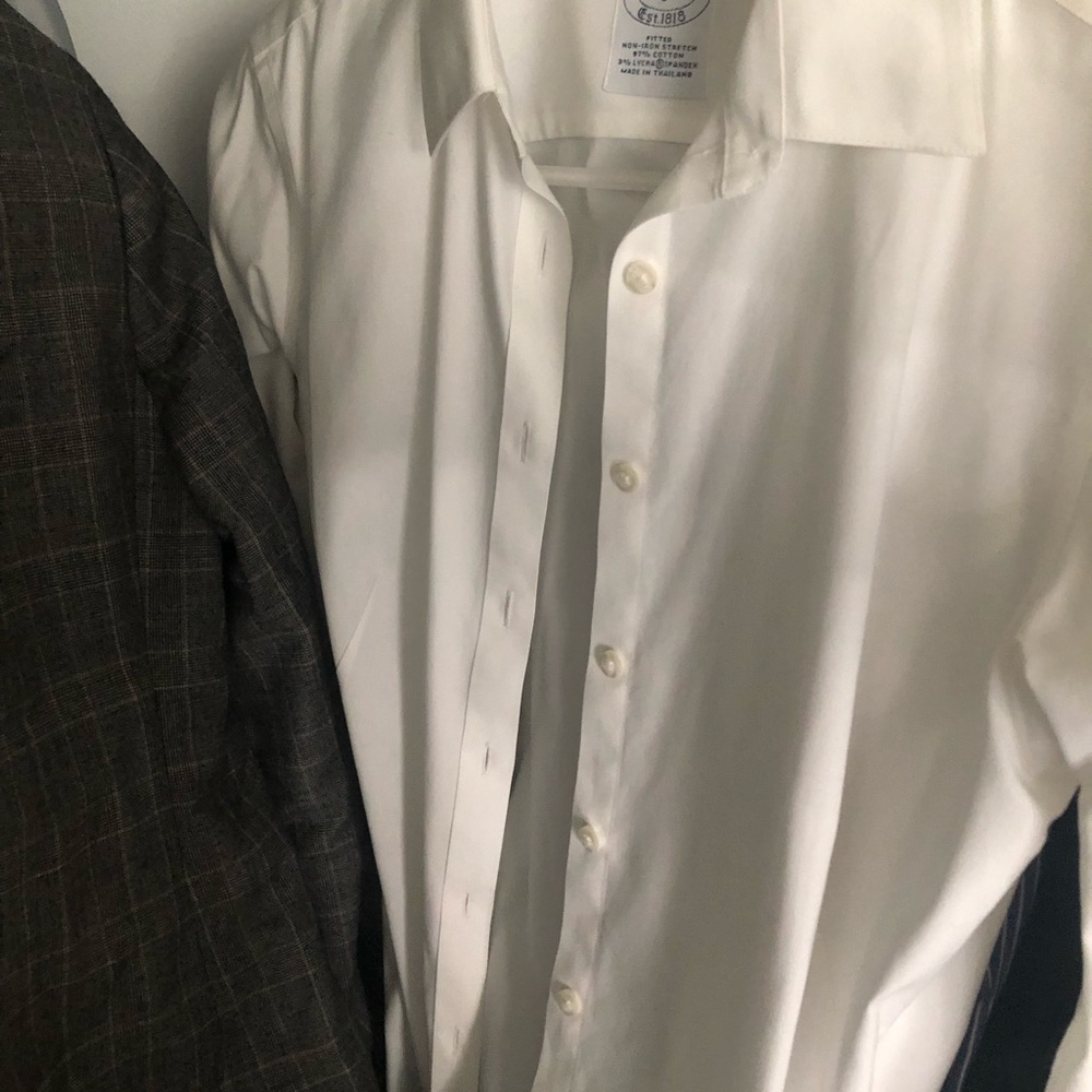 Break brother slim shirt white,